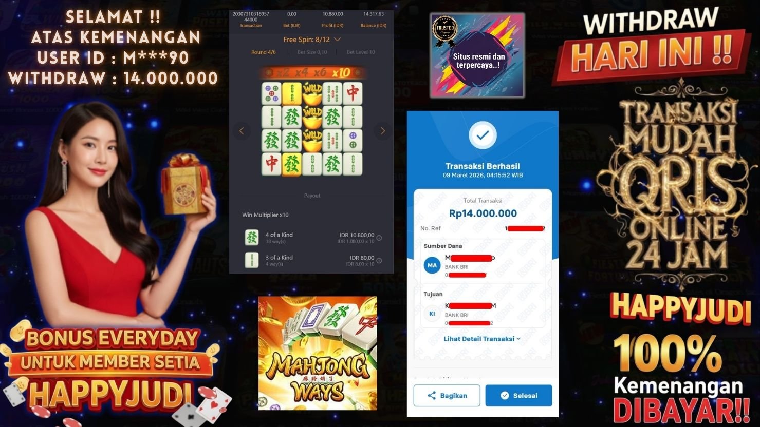 HAPPYJUDI JACKPOT SLOT MAHJONG WAYS